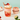 Orange Portabel Mixer 400ml med jordgubbsshake